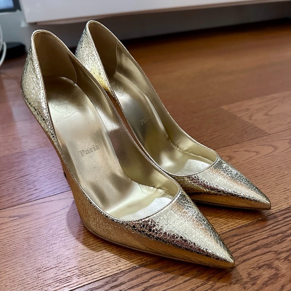 New! Kate 100 metallic leather pumps - Picture 10 of 12